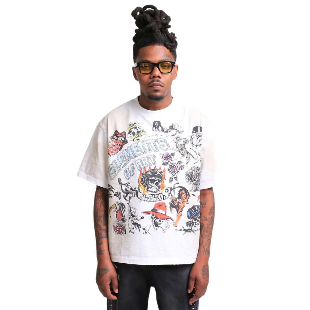 EOA 'OUTLAWS' TEE - WHITE