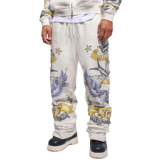 EOA AMERICANA SWEATPANTS - WHITE