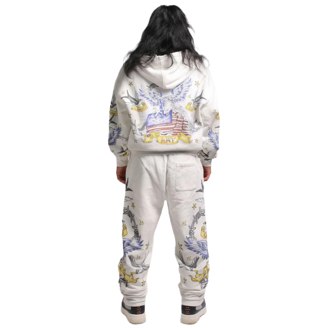 EOA AMERICANA SWEATPANTS - WHITE