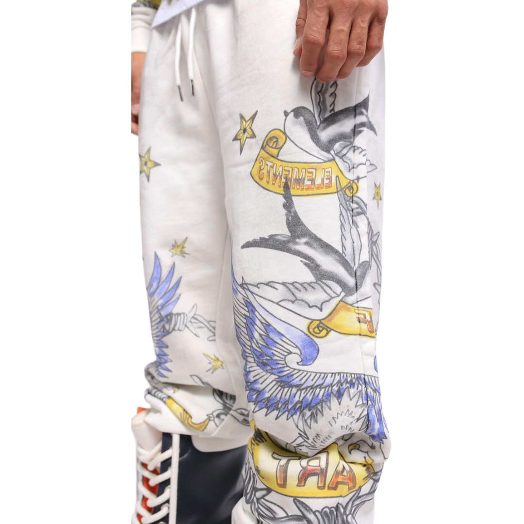 EOA AMERICANA SWEATPANTS - WHITE