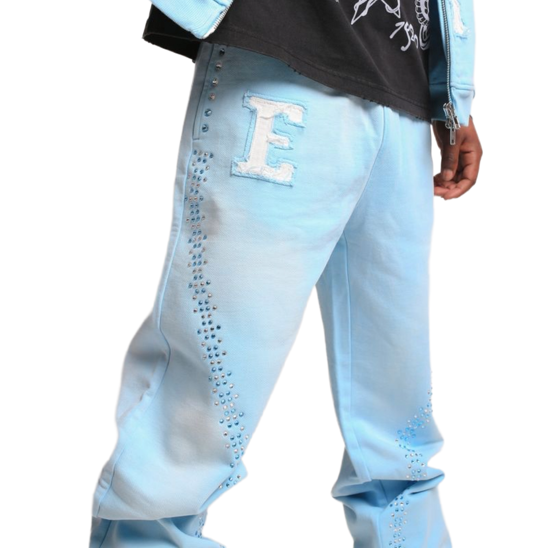 EOA 'CLUSTER' SWEATPANTS - LT BLUE