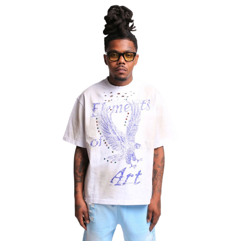 EOA 'FLIGHT' TEE - WHITE