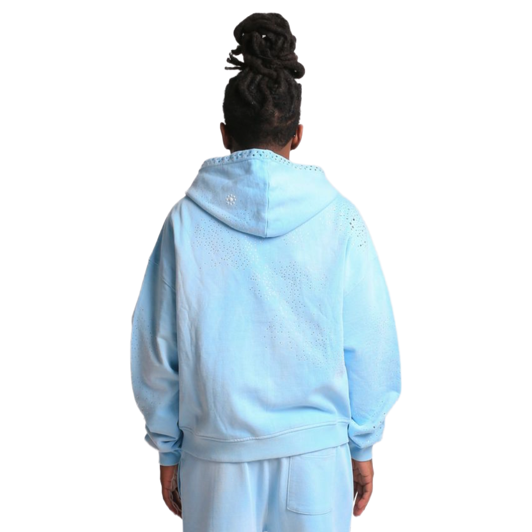 EOA 'CLUSTER' ZIP UP - LT BLUE