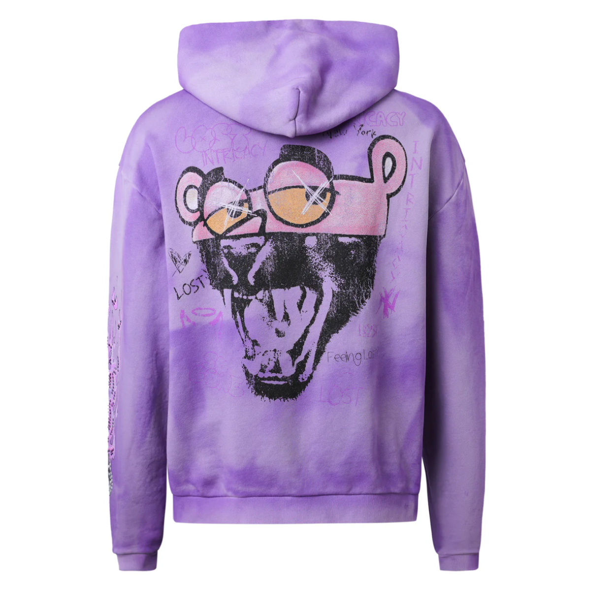 LOST INTRICACY 'HALF MAN HALF AMAZING' ZIP.UP - PURPLE