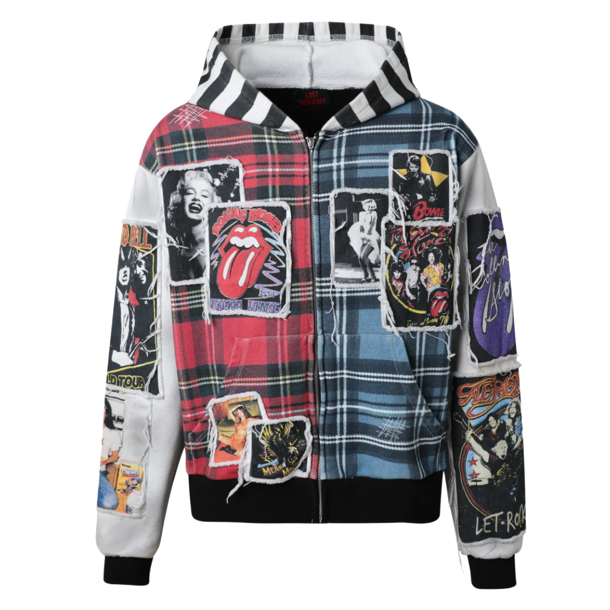 LOST INTRICACY 'ROCKSTAR' SCRAP BOOK ZIP UP