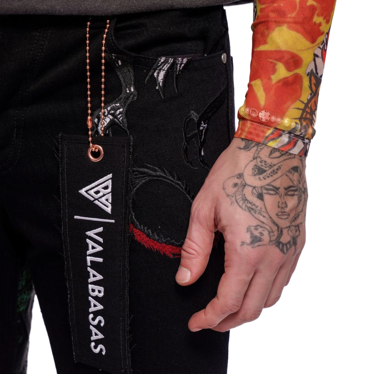 VALABASAS "RYU" STACKED DENIM