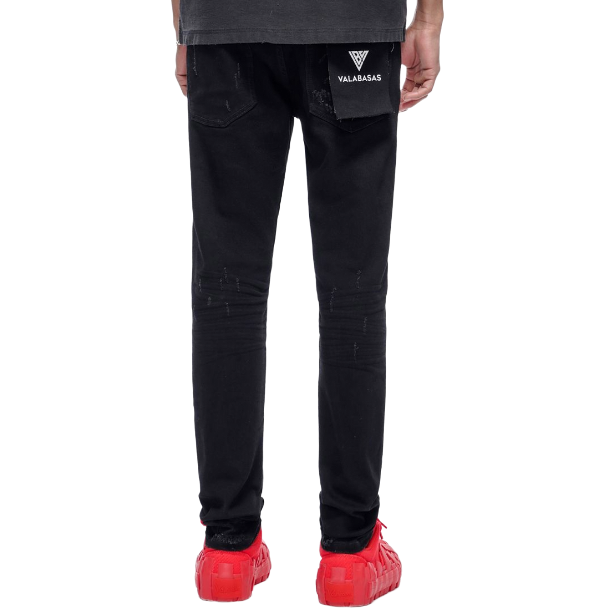 VALABASAS "LEADER" SKINNY DENIM (JET BLACK)