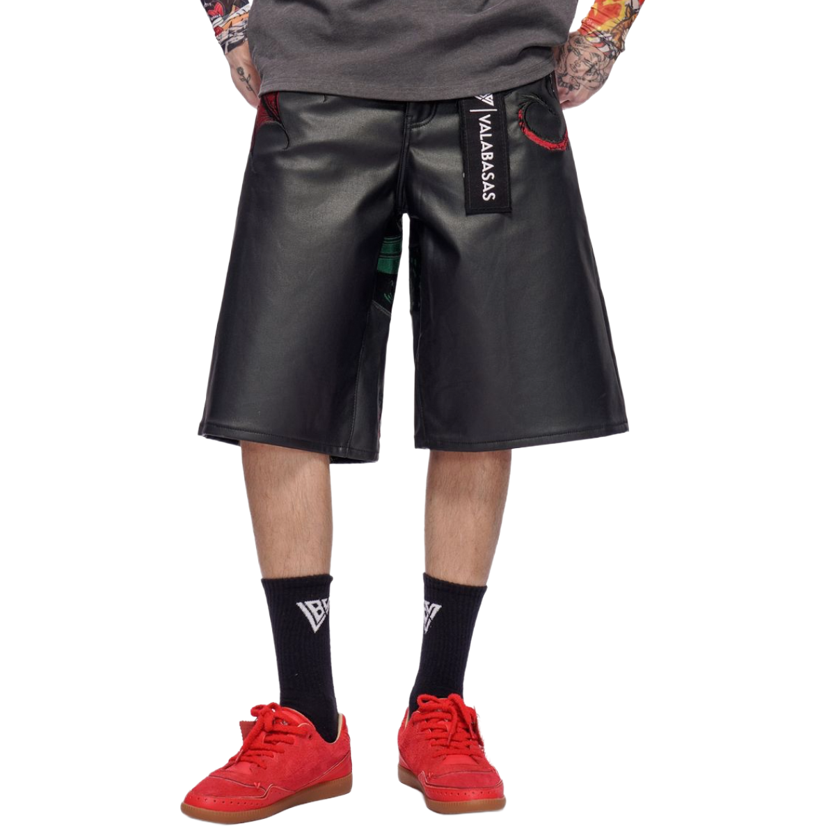 VALABASAS "TATSU" BAGGY DENIM SHORTS