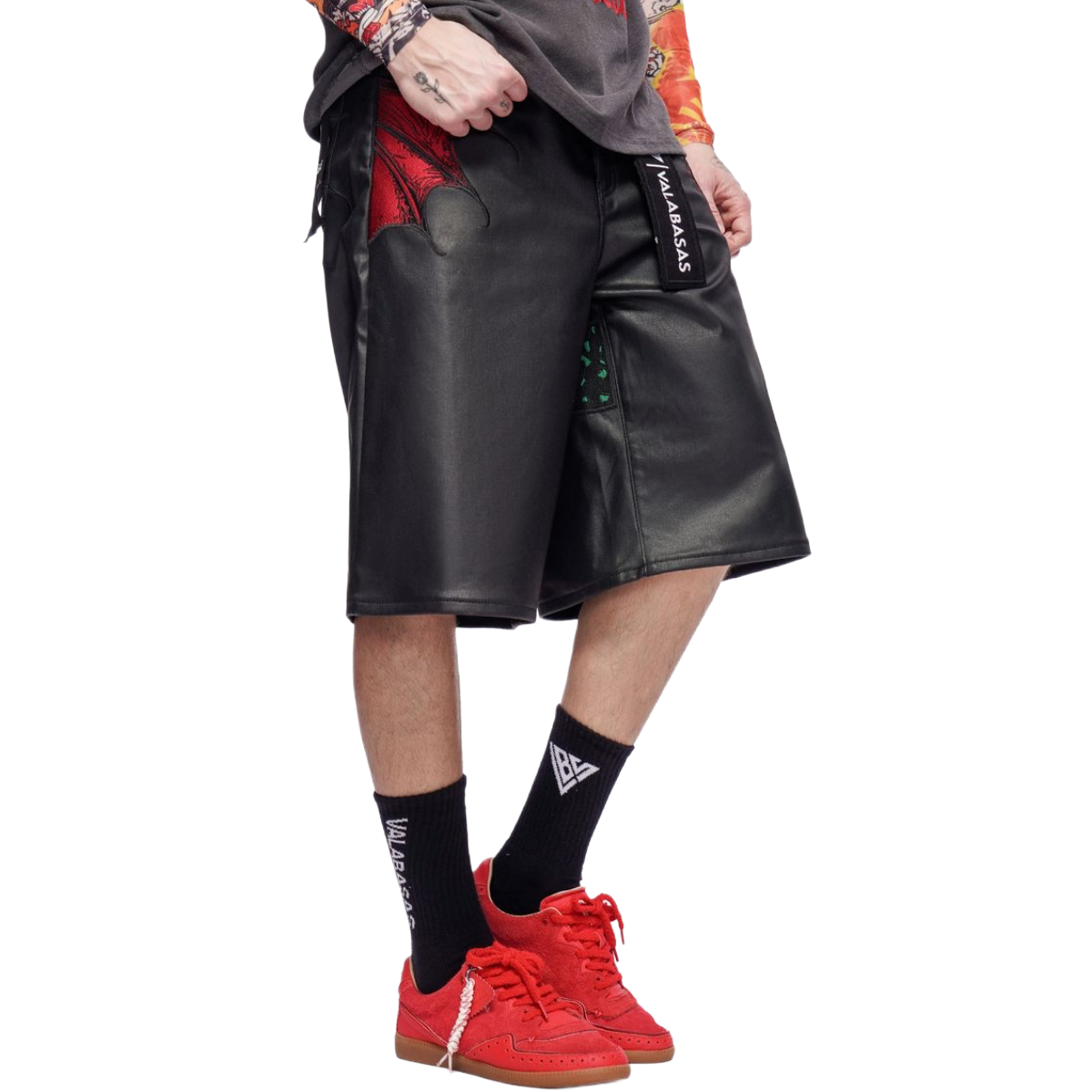 VALABASAS "TATSU" BAGGY DENIM SHORTS