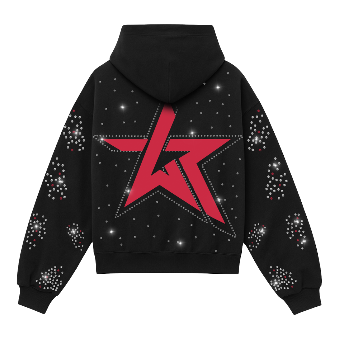WKNDRIOT 1OAK ZIP UP W/ RHINESTONES