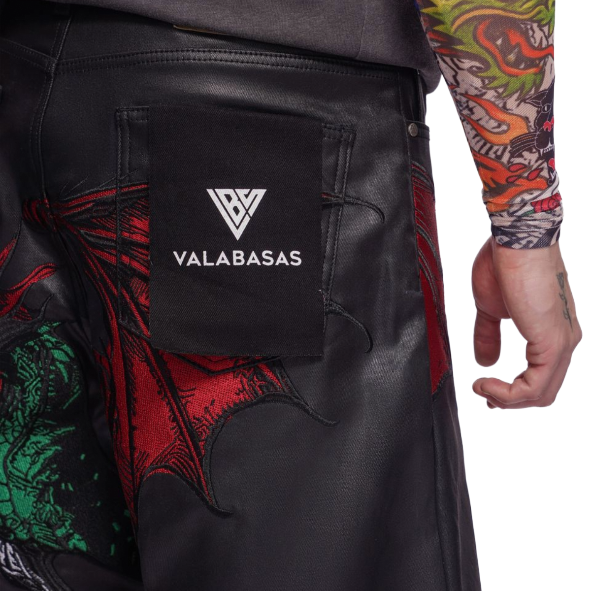 VALABASAS "TATSU" BAGGY DENIM SHORTS