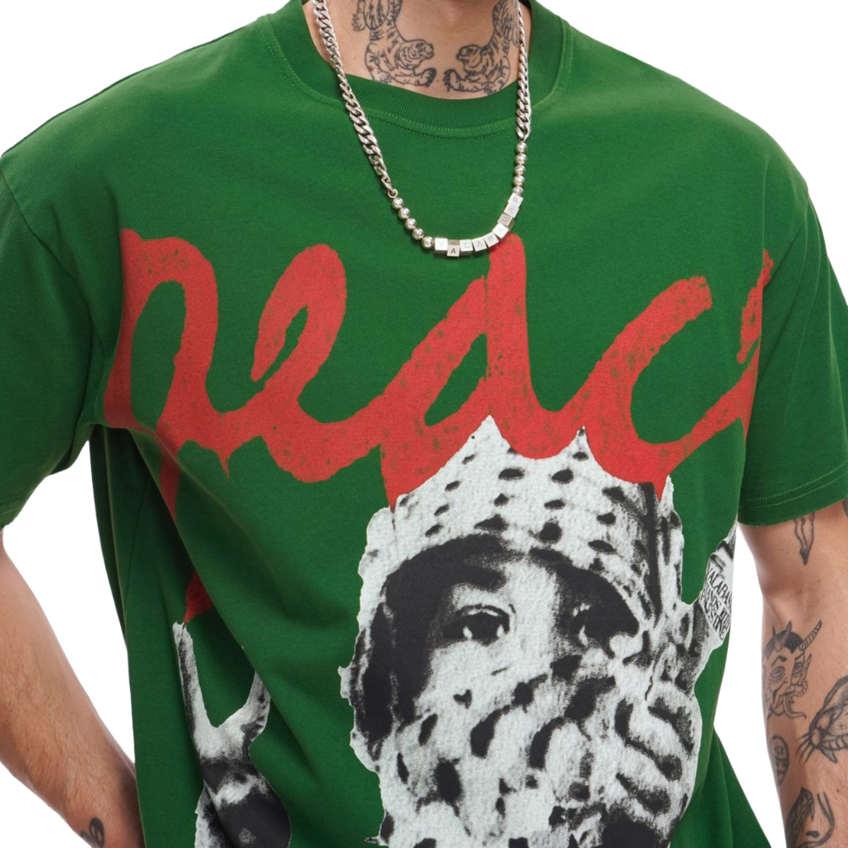VALABASAS "PEACE/PURGE" TEE (GREEN)