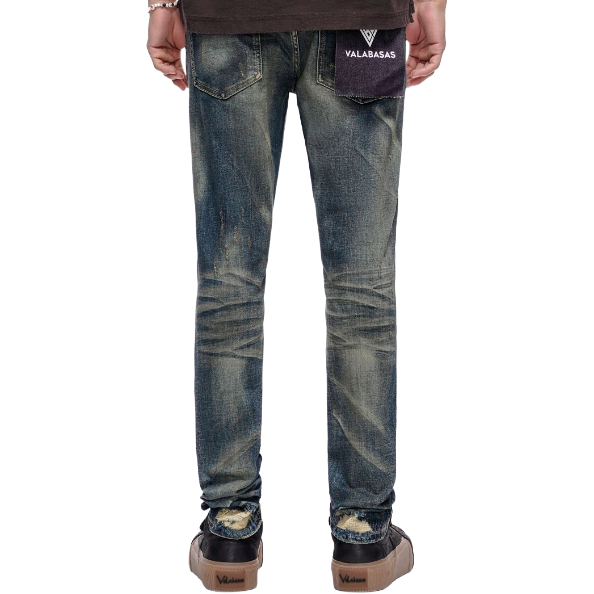VALABASAS "LEADER" SKINNY DENIM (DK BLUE VINTAGE)