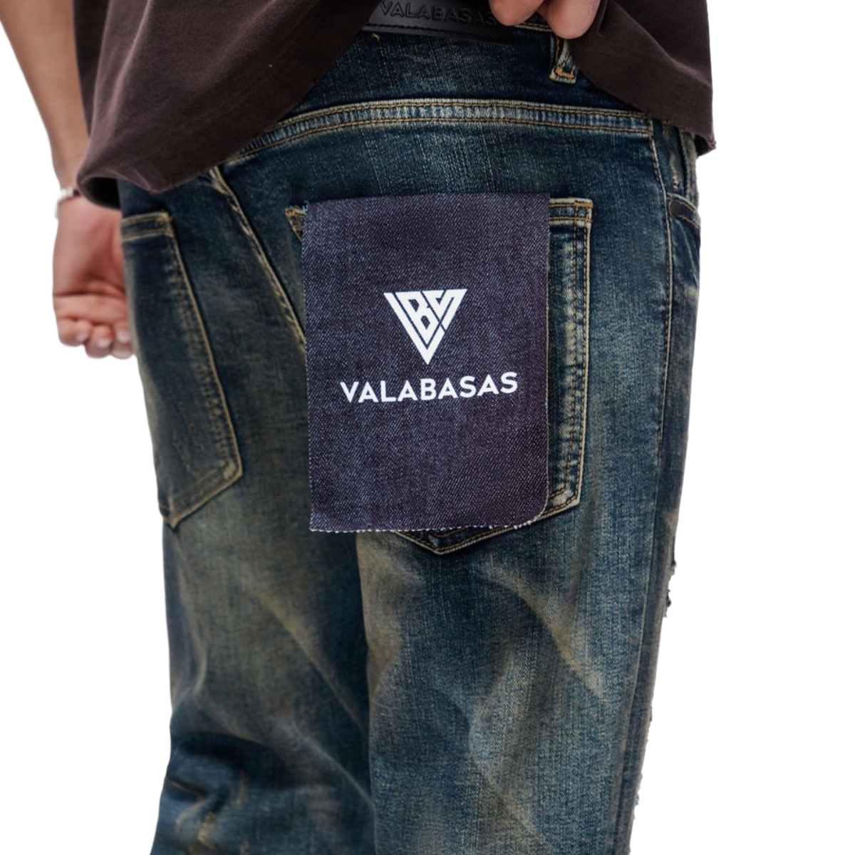 VALABASAS "LEADER" SKINNY DENIM (DK BLUE VINTAGE)