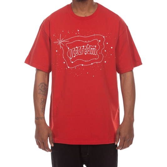 IC STAR GAZING SS TEE (RED)