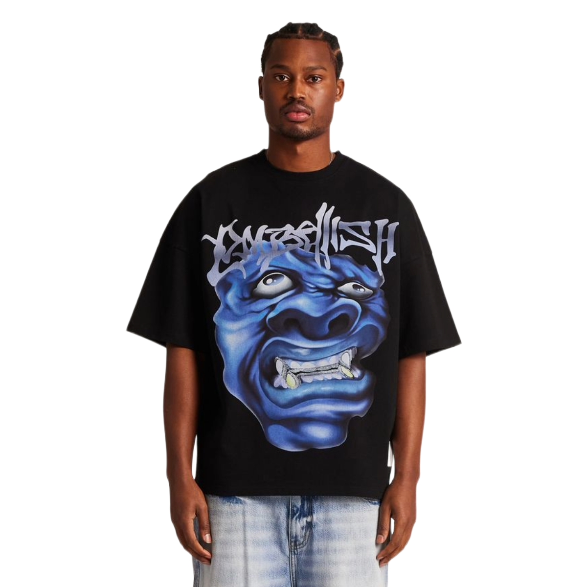 EMBELLISH BEAST TEE - BLACK