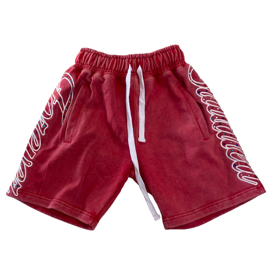 FS "RHINESTONE" RED SHORTS