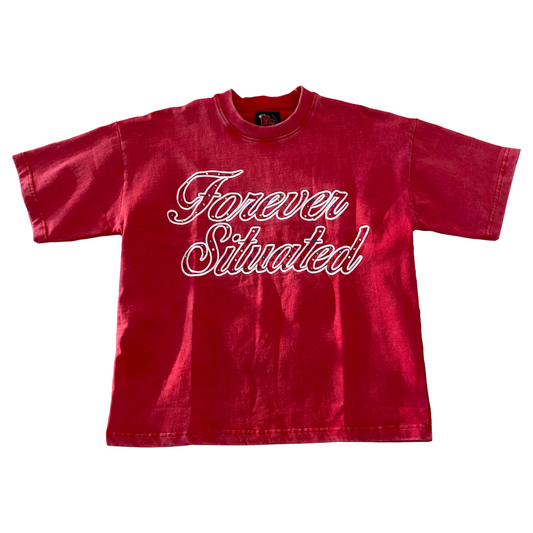 FS "RHINESTONE" RED TEE