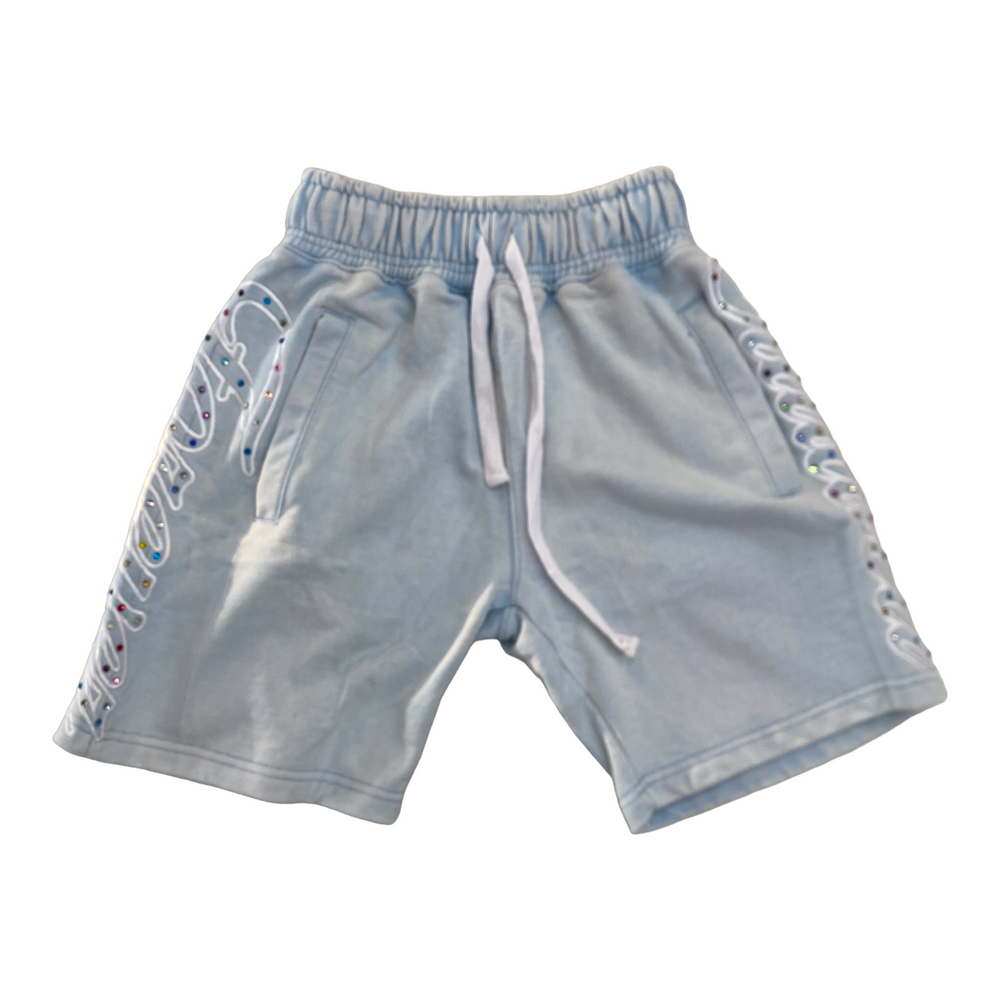 FS "RHINESTONE" BLUE SHORTS