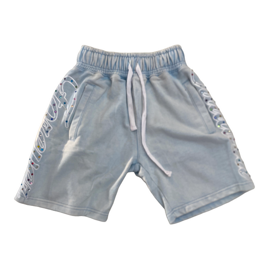 FS "RHINESTONE" BLUE SHORTS