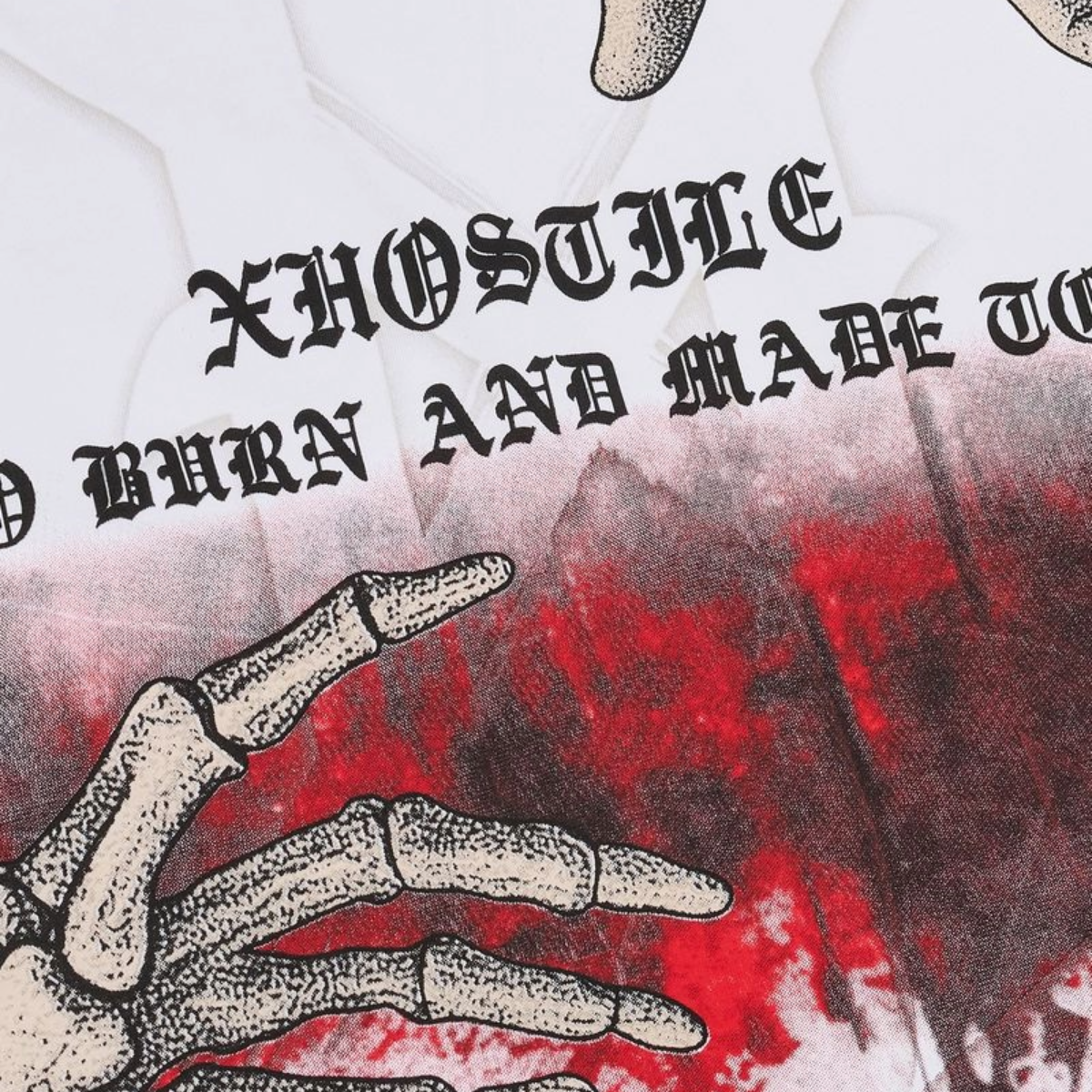 XHOSTILE 'DEADLY TOUCH' TEE - WHITE