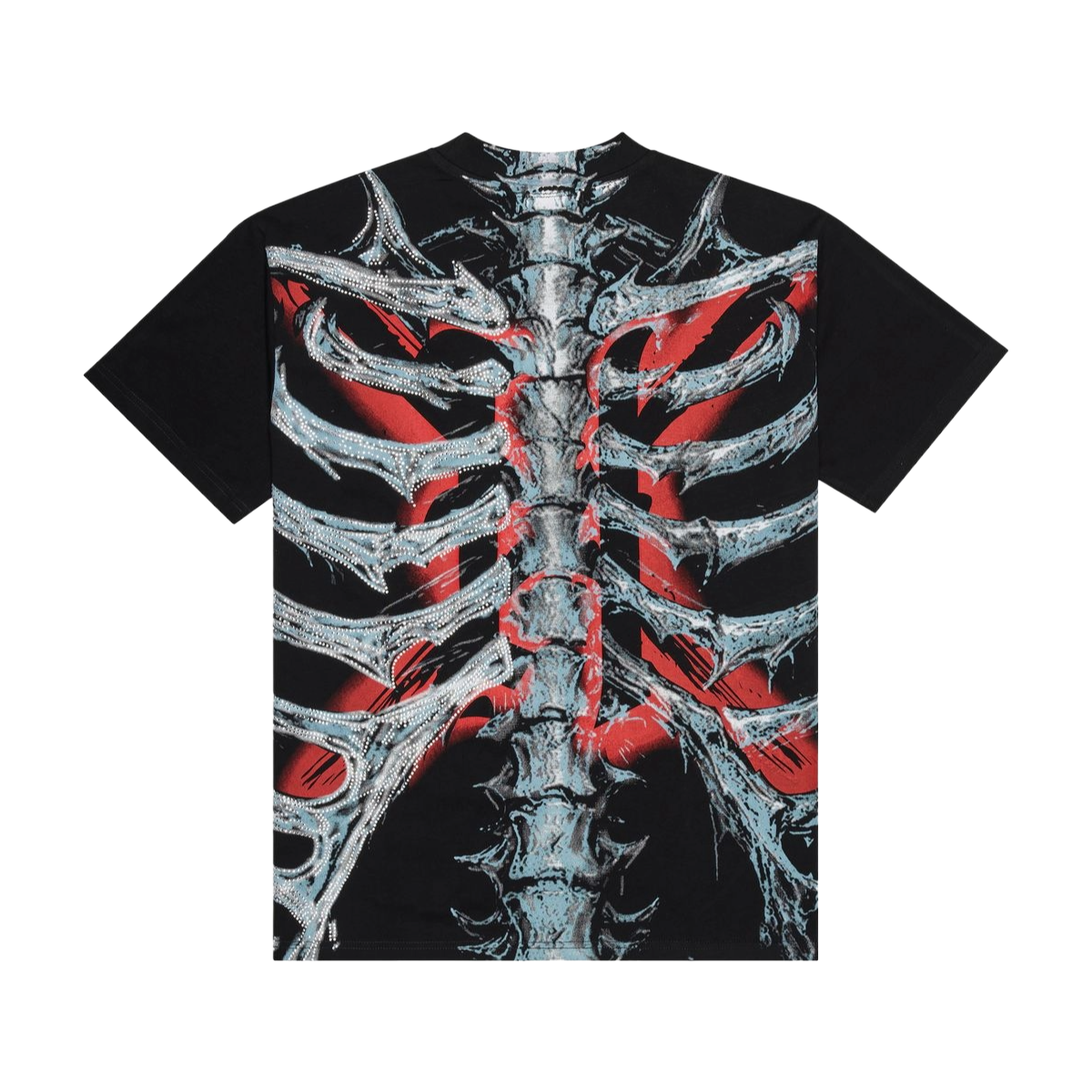 XHOSTILE 'RIB CAGE' TEE - BLACK