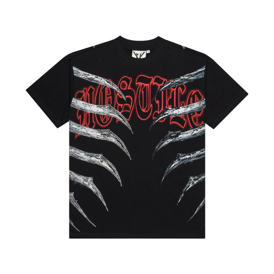 XHOSTILE 'RIB CAGE' TEE - BLACK