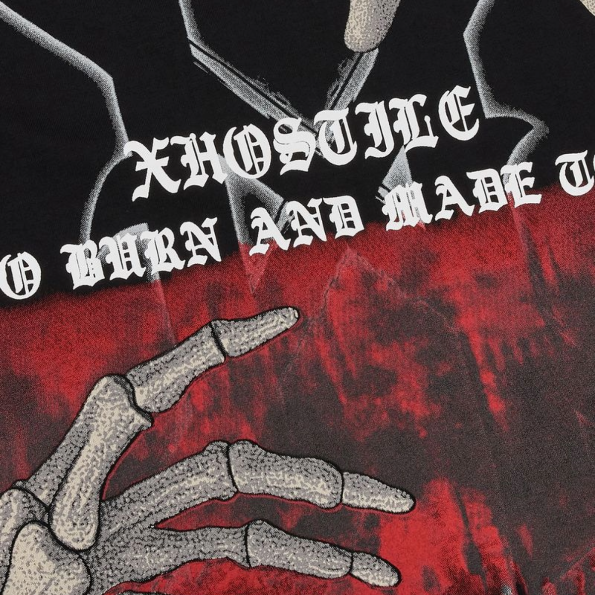 XHOSTILE 'DEADLY TOUCH' TEE - BLACK