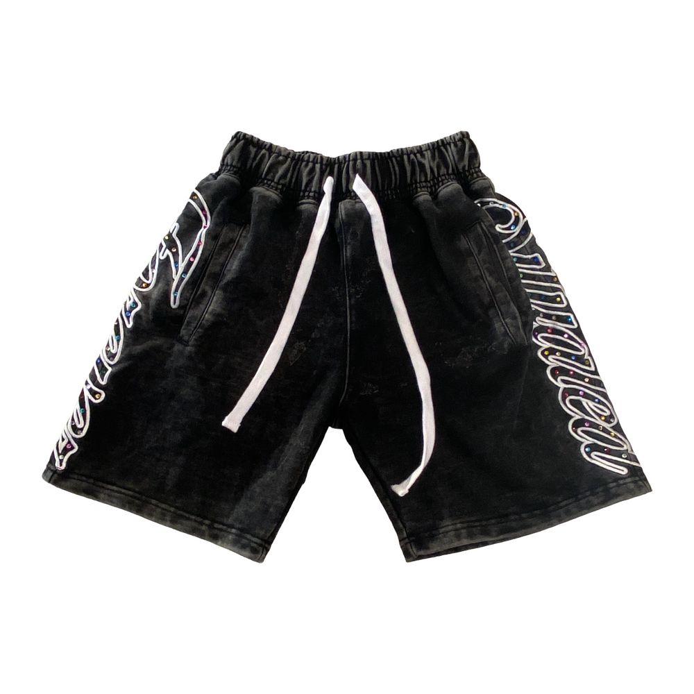 FS "RHINESTONE" BLACK SHORTS