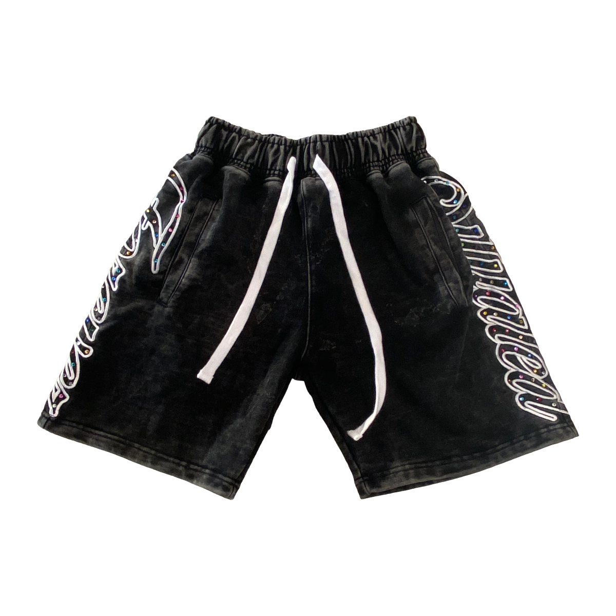 FS "RHINESTONE" BLACK SHORTS