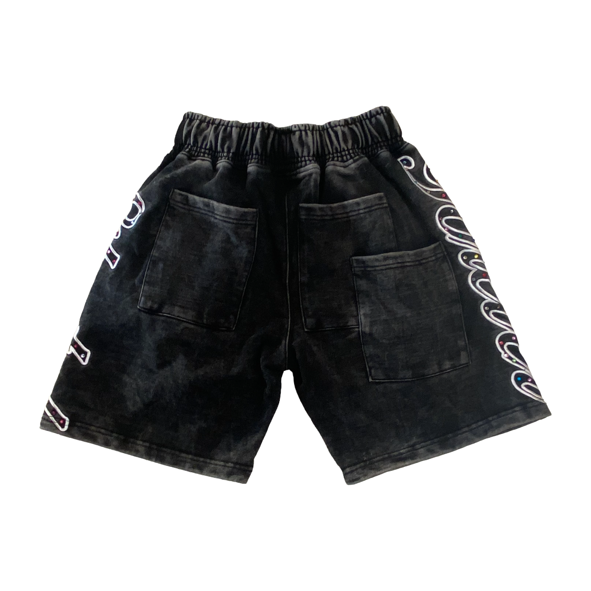 FS "RHINESTONE" BLACK SHORTS