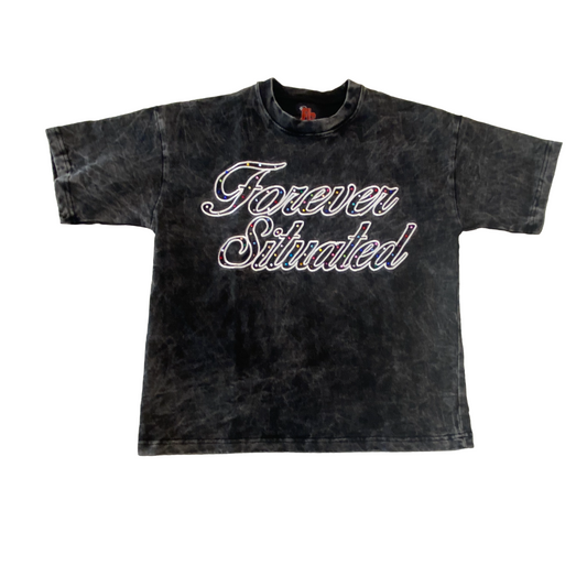 FS "RHINESTONE" BLACK TEE