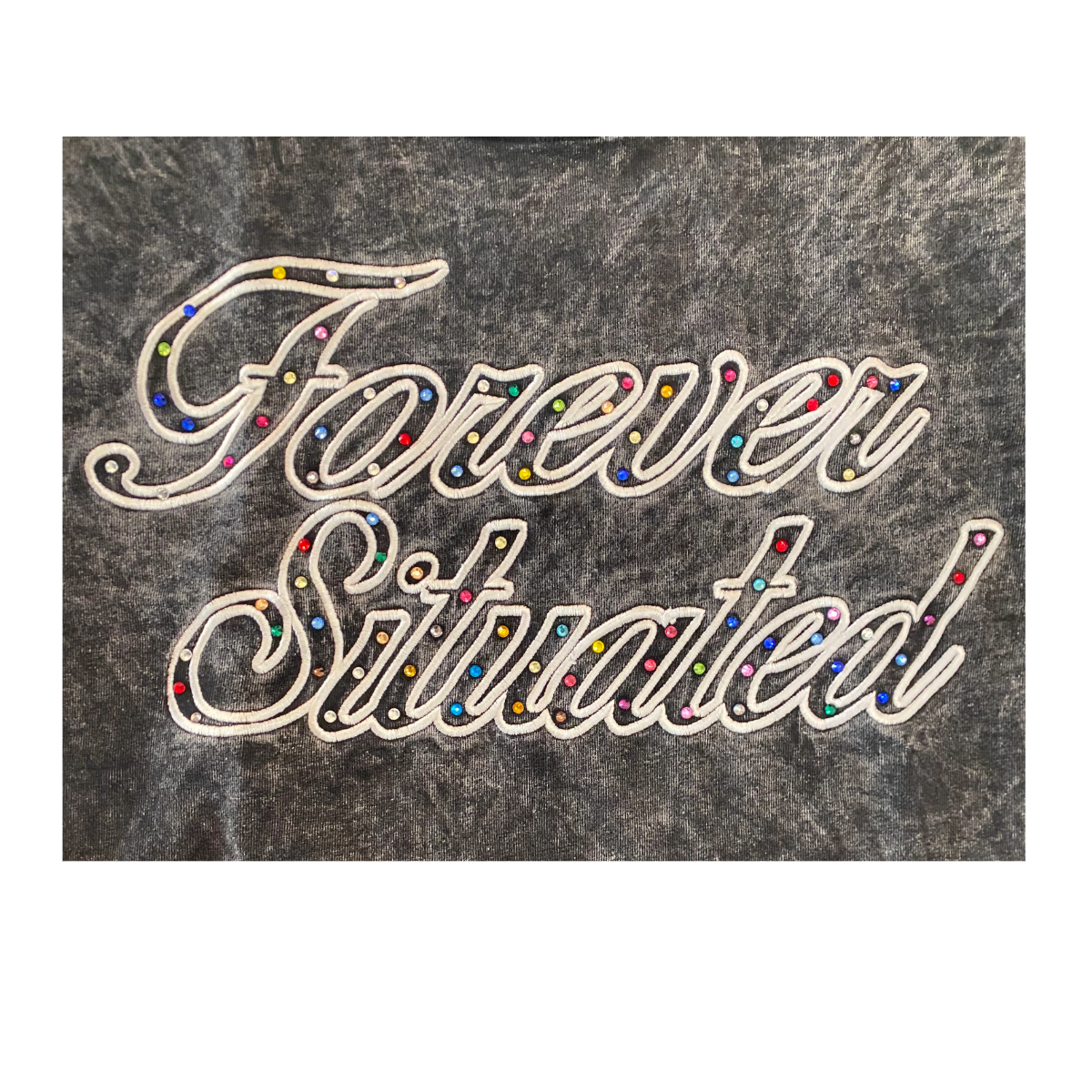 FS "RHINESTONE" BLACK TEE