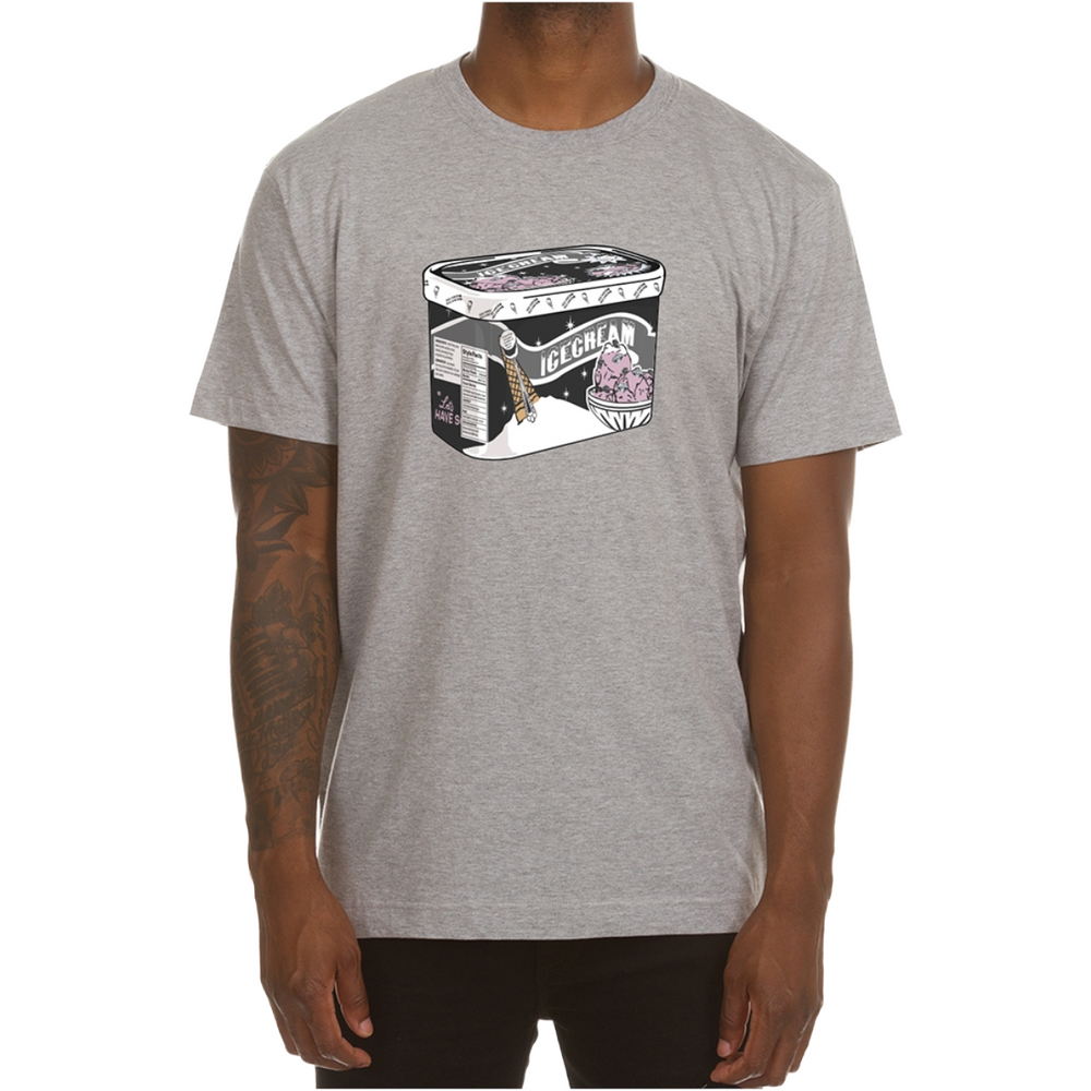 IC CARTON SS TEE - H GRAY