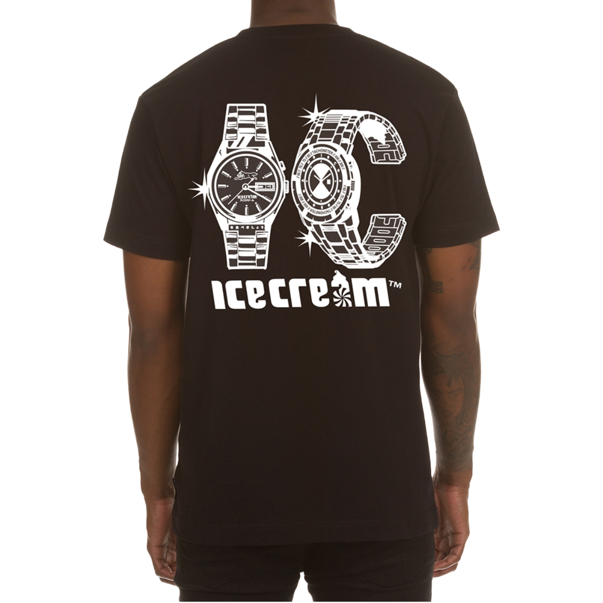IC EYE SEE SS TEE - BLACK