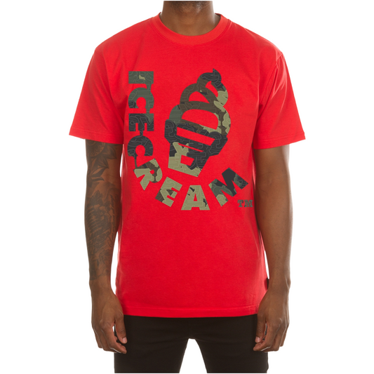 IC COVER SS TEE - FIERY RED