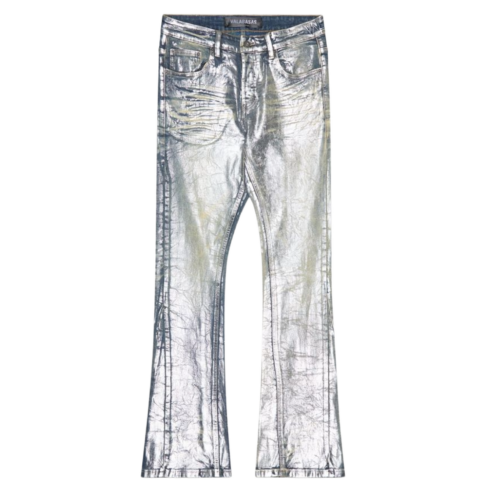 VALABASAS "FAX" WAXED STACKED DENIM