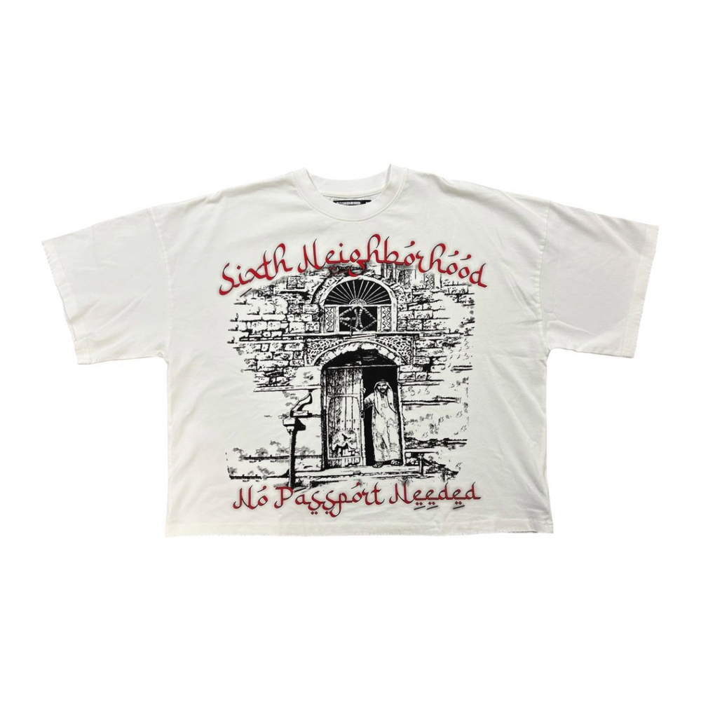 6TH "PASSPORT" TEE - WHITE