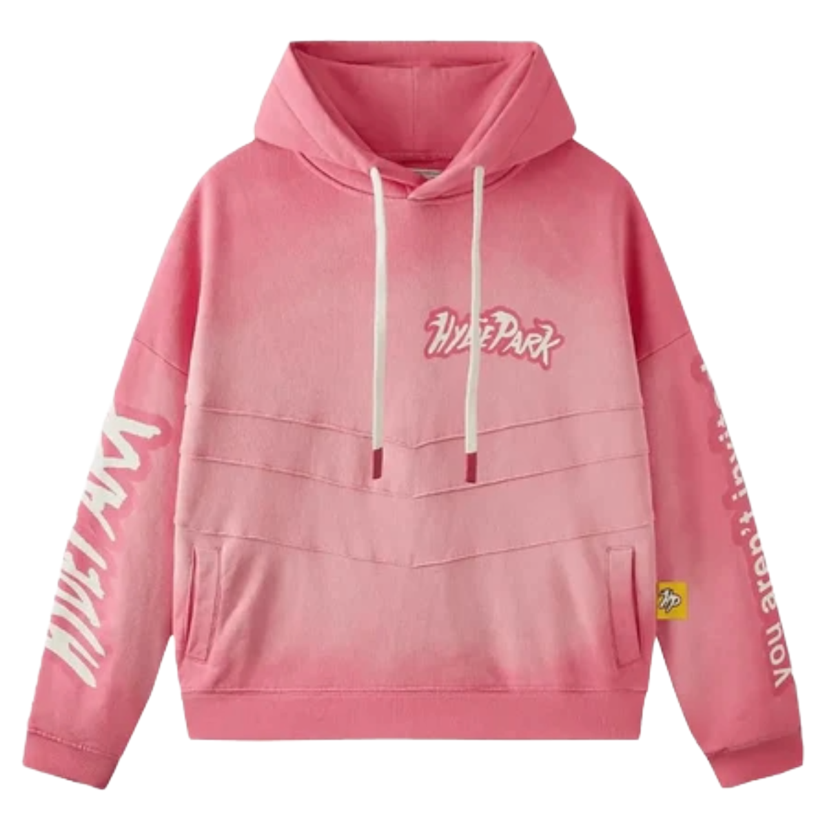 HYDEPARK "DOUBLE VELOCITY" HOODIE (BUBBLE GUM)