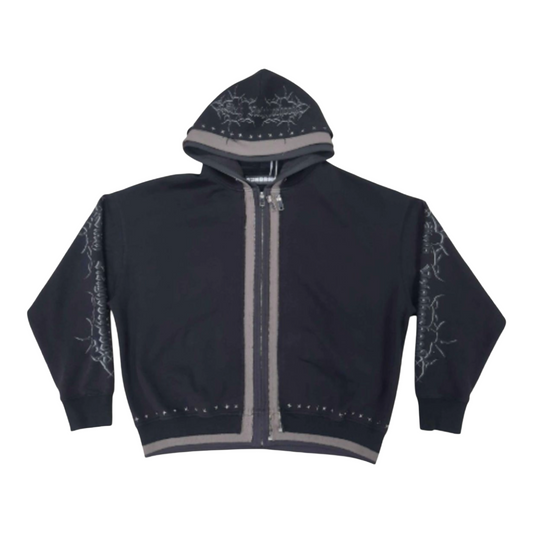 6TH "WISTERIA" TRIPLE ZIP-UP HOODIE