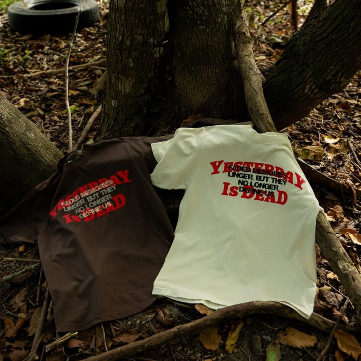 YID THROUGH THE HAZE TEE - MOCHA