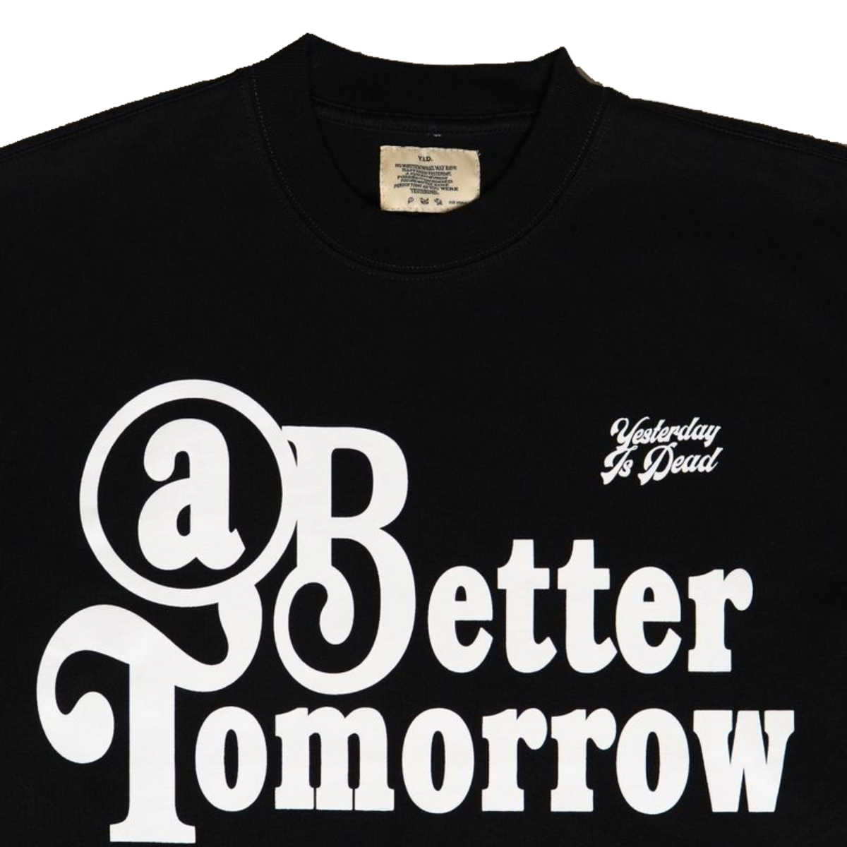 YID BETTER TOMORROW TEE - BLACK