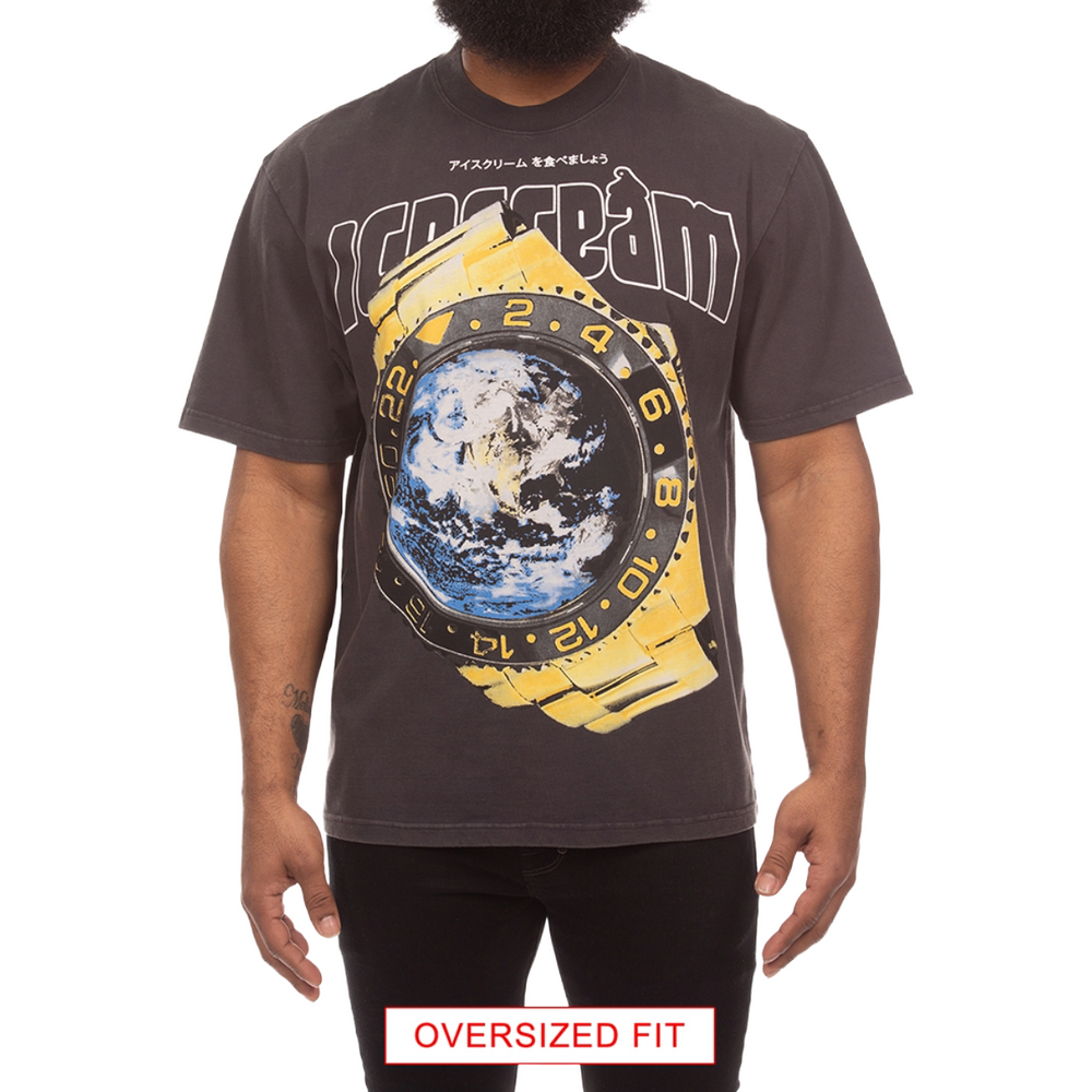 IC WORLDWIDE SS KNIT - CHARCOAL