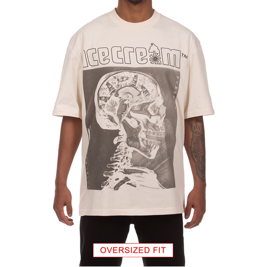 IC MONEY ON MY MIND SS KNIT - ANTIQUE WHITE