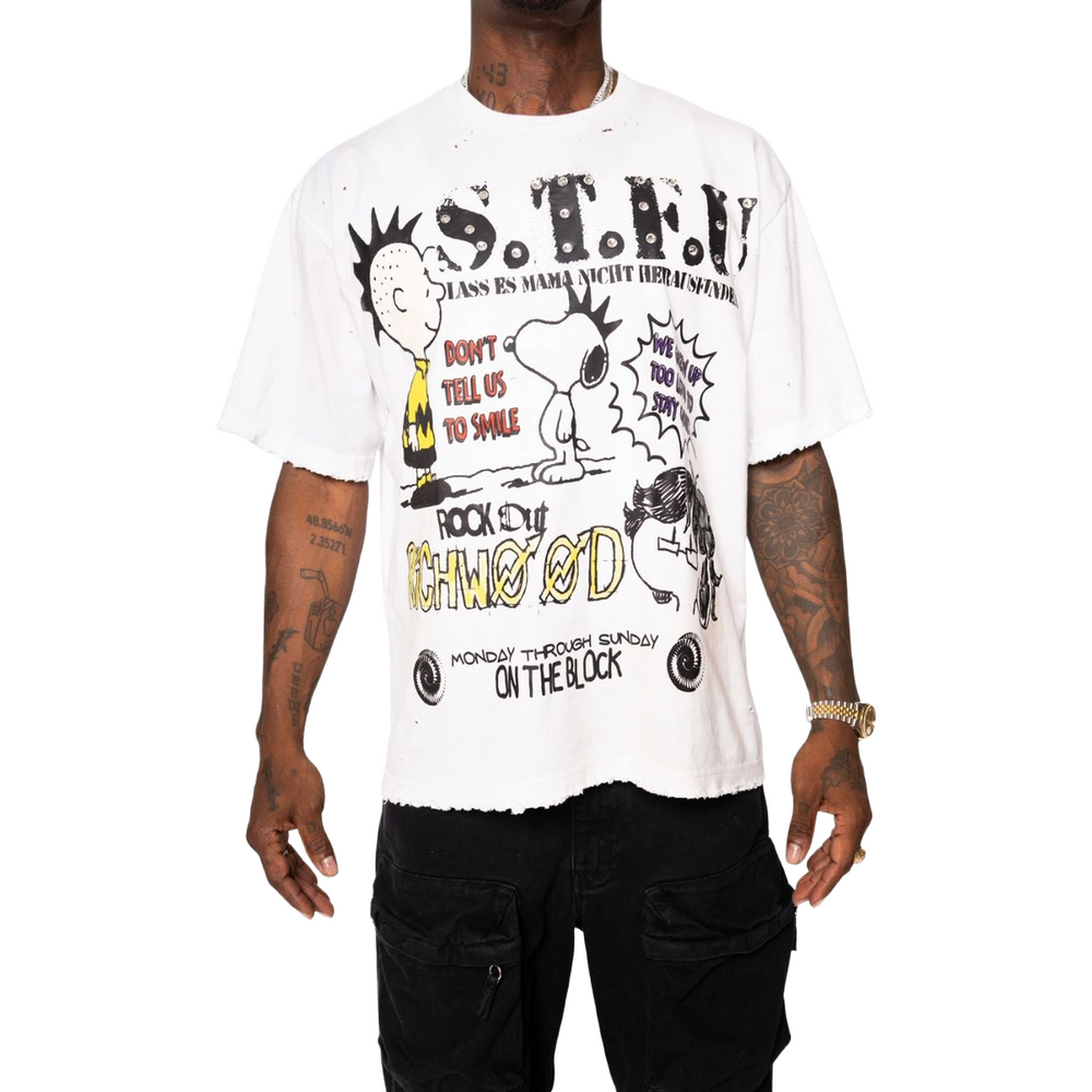 DLMFO CHARLIES TEE - WHITE