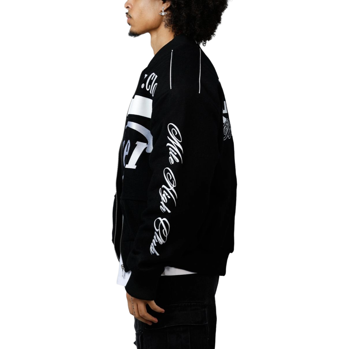 LOITER AVIATION BOMBER JACKET - BLACK