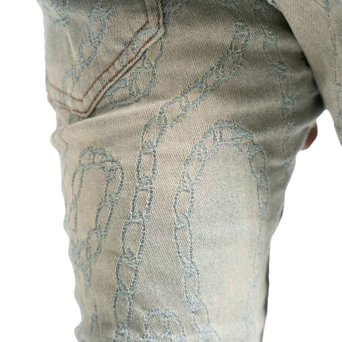 RELAPSE 'CHAINSAW' SKINNY DENIM