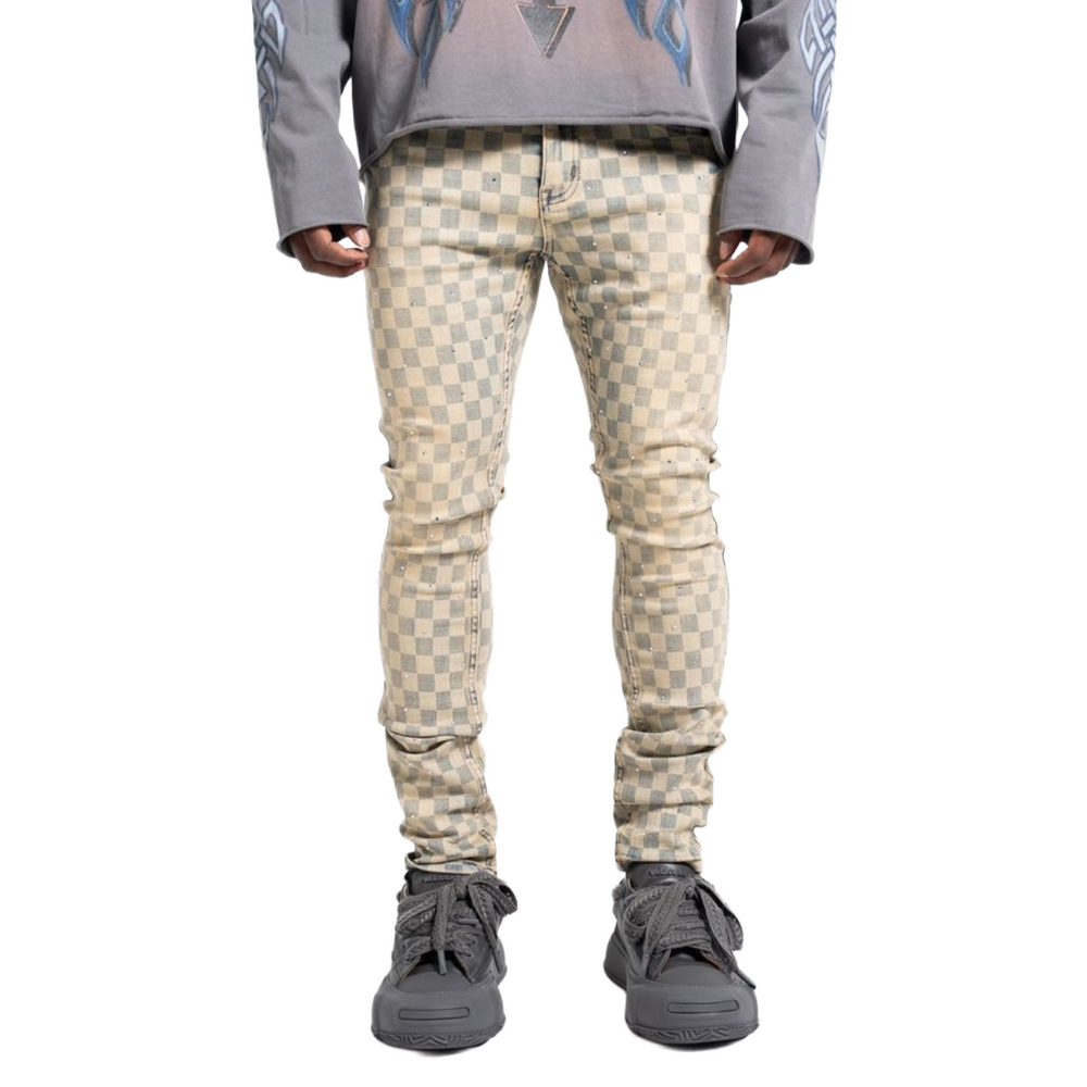 RELAPSE 'DIAMOND' DENIM - SAND WASH