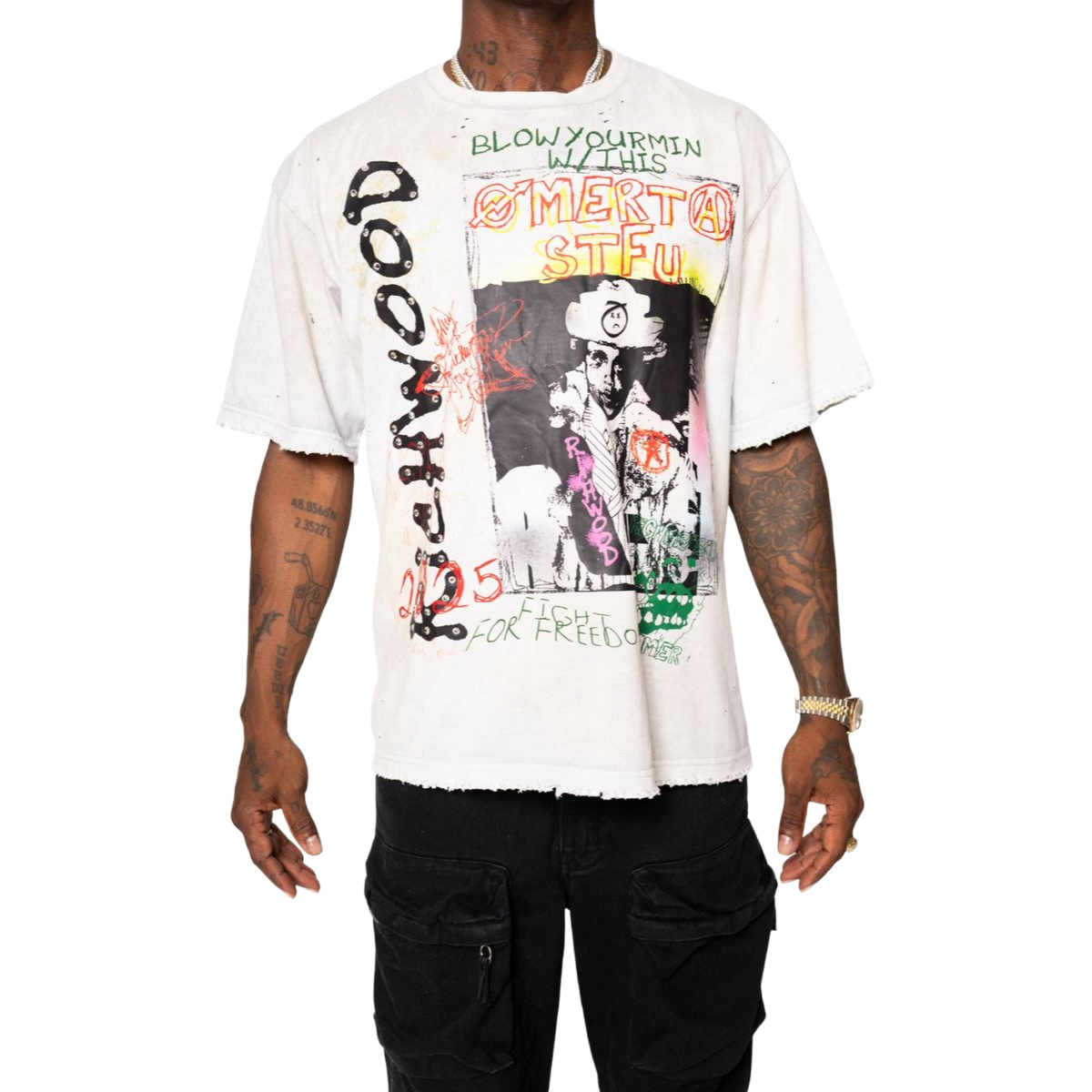 DLMFO FRANKS TEE - WHITE