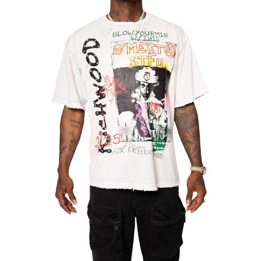 DLMFO FRANKS TEE - WHITE